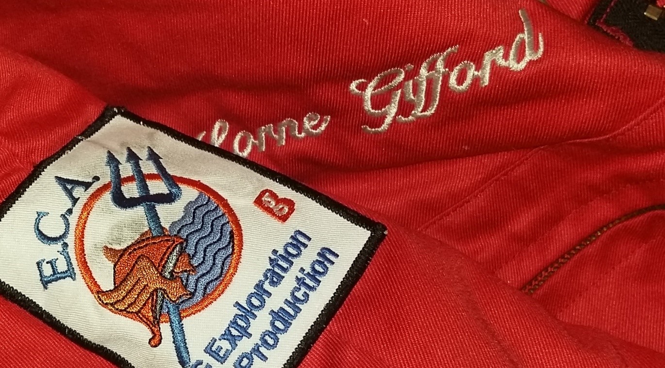 Trident logo boiler suit