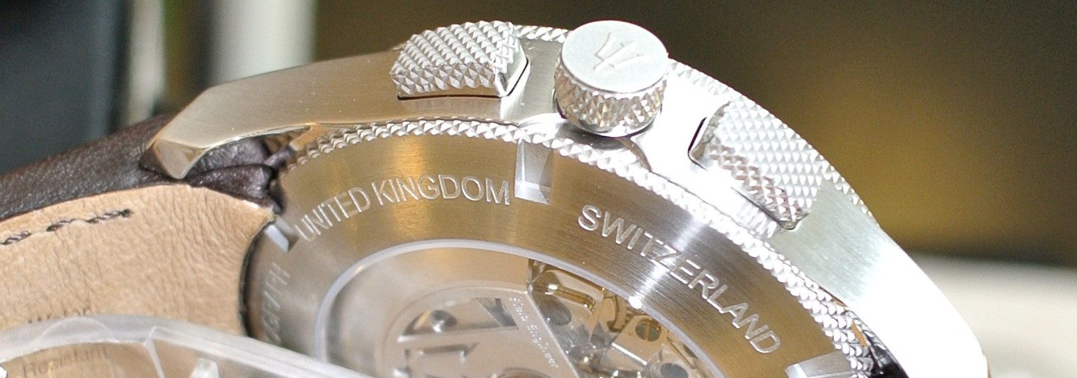 Rear macro of the OFFSHORE Professional Watch